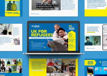 UK for Refugees digital newsletter for UNHCR